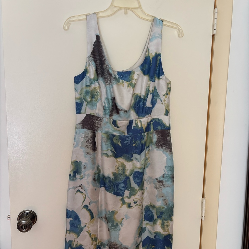 Banana Republic Blue and Green Mini Dress NWT